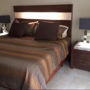 Elegant Onyx Inlay Bedset
