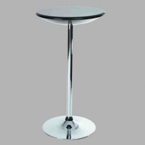 CHROME METAL BASE, COVERED IN ABS