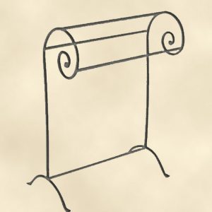 Spiral Blanket Stand