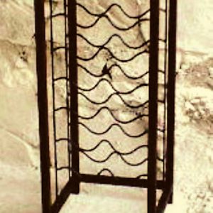 Pedestal Wine Rack w/ tile top