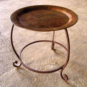 Pio Round Tray Accent Table