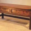 Country Foot-Of-Bed Bench w/ Copper Lift-Top