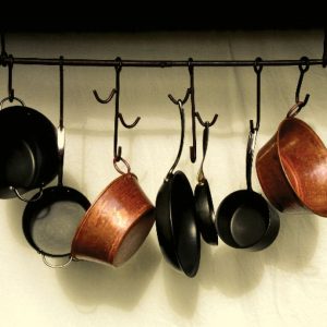 Kitchen Hanging Bar w/ Hooks