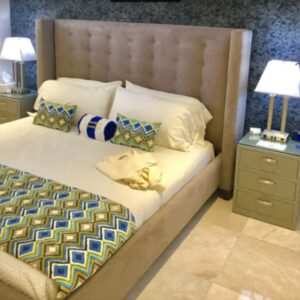 Upholstered bed elegant