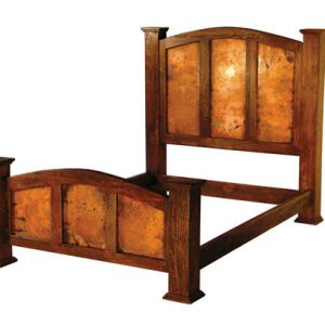 Kendra Bed w/ Copper Panels