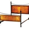 Iron/Wood Bed w/ Copper Panels