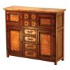 Francisco 4-Door / 8-Drawer Credenza w/ Copper