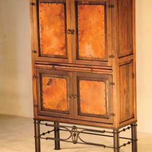 Laredo Cantina Cabinet w/ Pablo Base & Copper