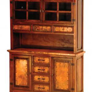 Francisco 2-Door / 4-Drawer Buffet w/ Copper & Hutch