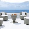 5 piece rattan outdoor patio set