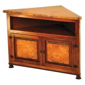 Paloma Corner Stand w/ Copper & Iron Feet