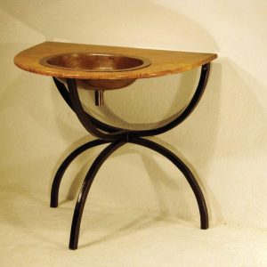 Sencillo Sink Vanity w/ Stone Top & Copper Sink