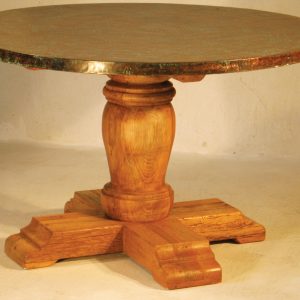Wood Pedestal Base – Heavy