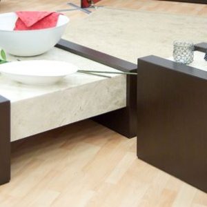 Marble coffee table
