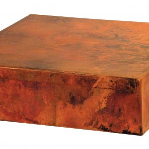 Copper Cube Coffee Table w/ Copper