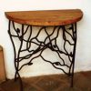 Half-Moon Forest Console (wood top included)