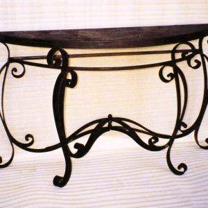Laura Console Table (iron top included)