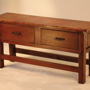 Carol Console w/ Copper Top