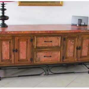 4-Door / 2-Drawer Cabinet w/ Copper