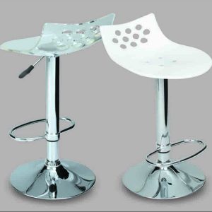 CHROME METAL BASE, ABS SEAT