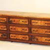 9-Drawer Low Boy Dresser w/ Copper