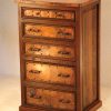 5-Drawer Tall Dresser w/ Copper