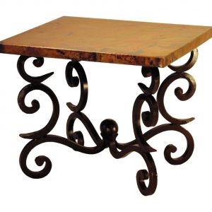 Forged Fountain End Table Base