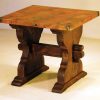 Trestle End Table Base