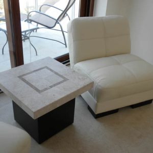 Jocotepec marble coffee end table
