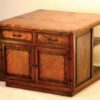 Kitchen Island w/ 4-Doors / 4-Drawers & Copper