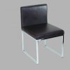 CHROME METAL BASE, PU LINED SEAT