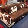 rustic cow sofa 100% leather