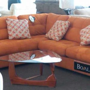 Sectional In Orange