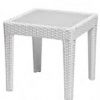 rattan side table