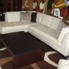 Leather Ivory Sectional