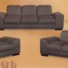 3 piece leather sofas
