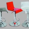 CHROME METAL BASE, ACRYLIC SEAT