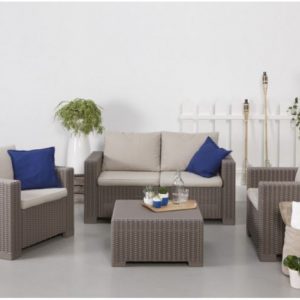 California Rattan double set
