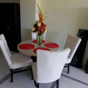 42 inch round marble or stone table