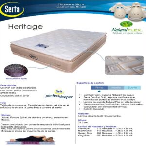 Serta “Heritage” Mattress