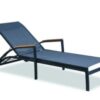 Chaise lounge sling style chair elite available in Navy and white