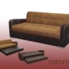 3 Position Sofa Bed chocolate with trundle Trenton