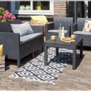 4 piece Rattan Sofa set Olivieros