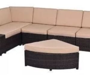Rattan Sectional Sofa Moreno Marumba 6 pieces